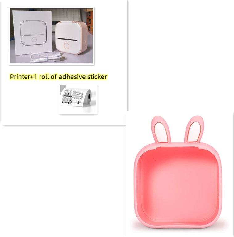 Portable Mini Thermal Label Printer Home Photo Printer Student Wrong Question Printer Bluetooth-compatible Mini Label Printer Price Tag - TrendySharks
