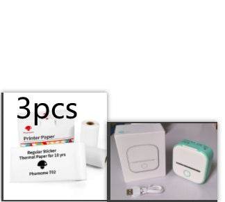 Portable Mini Thermal Label Printer Home Photo Printer Student Wrong Question Printer Bluetooth-compatible Mini Label Printer Price Tag - TrendySharks