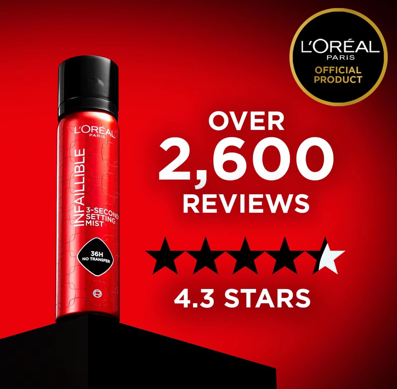 L'Oréal Paris Infaillible Setting Spray for Face Makeup