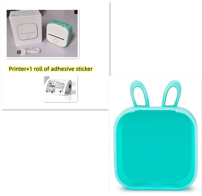 Portable Mini Thermal Label Printer Home Photo Printer Student Wrong Question Printer Bluetooth-compatible Mini Label Printer Price Tag - TrendySharks