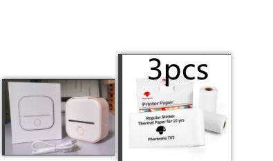 Portable Mini Thermal Label Printer Home Photo Printer Student Wrong Question Printer Bluetooth-compatible Mini Label Printer Price Tag - TrendySharks