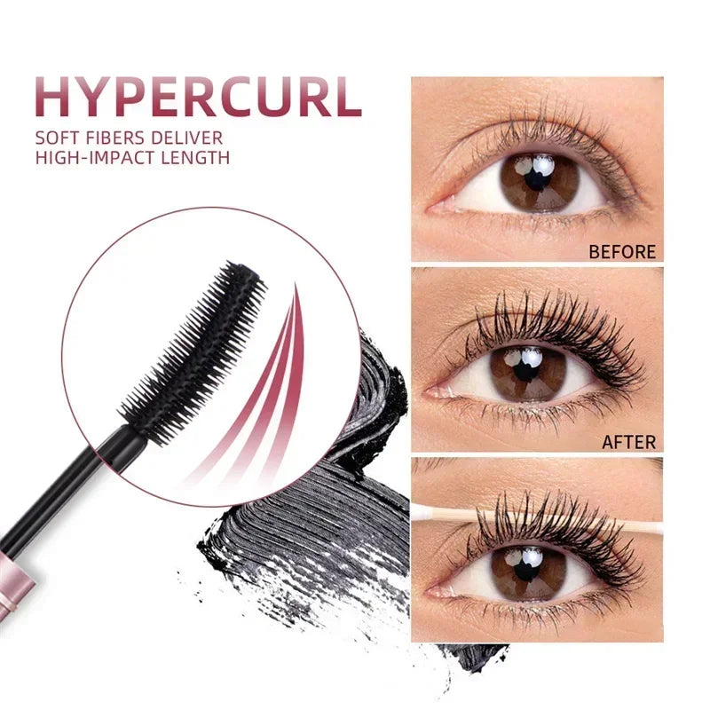 Mascara Eyelashes Lengthening Waterproof Long Lasting Silky Lash Black Eyelashes Extension Make up Beauty Eye Korean Cosmetic