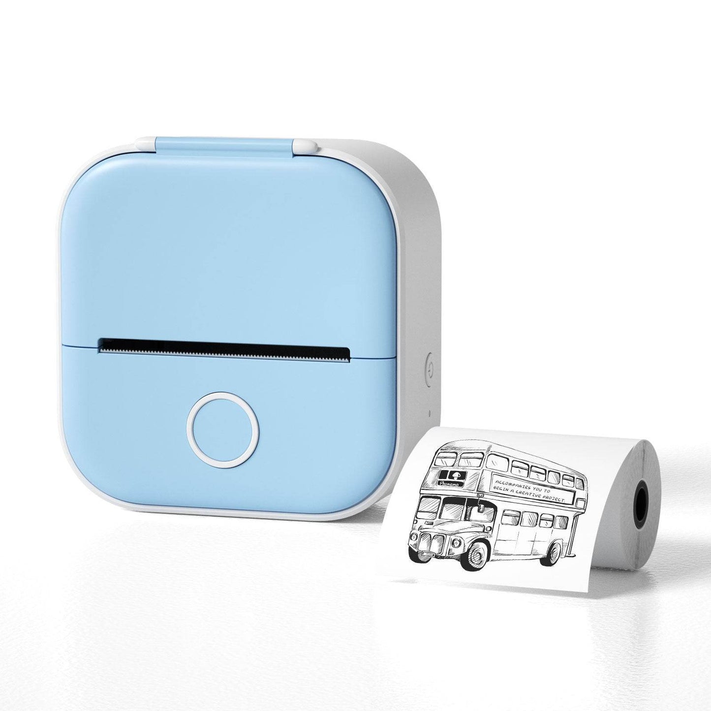 Portable Mini Thermal Label Printer Home Photo Printer Student Wrong Question Printer Bluetooth-compatible Mini Label Printer Price Tag - TrendySharks