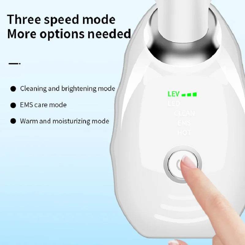 Neck Face Beauty Device Colorful LED Photon Therapy Skin Tighten Reduce Double Chin Anti Wrinkle Remove Lifting Massager - TrendySharks