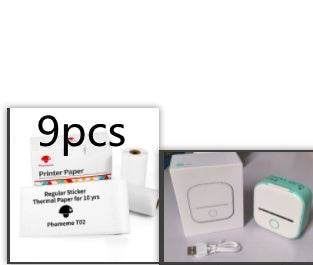 Portable Mini Thermal Label Printer Home Photo Printer Student Wrong Question Printer Bluetooth-compatible Mini Label Printer Price Tag - TrendySharks