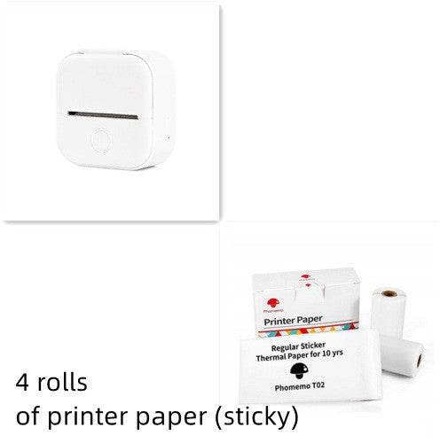 Portable Mini Thermal Label Printer Home Photo Printer Student Wrong Question Printer Bluetooth-compatible Mini Label Printer Price Tag - TrendySharks