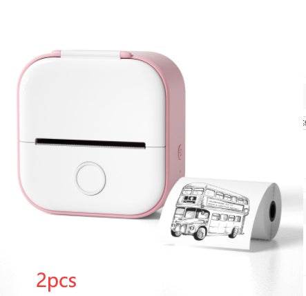 Portable Mini Thermal Label Printer Home Photo Printer Student Wrong Question Printer Bluetooth-compatible Mini Label Printer Price Tag - TrendySharks