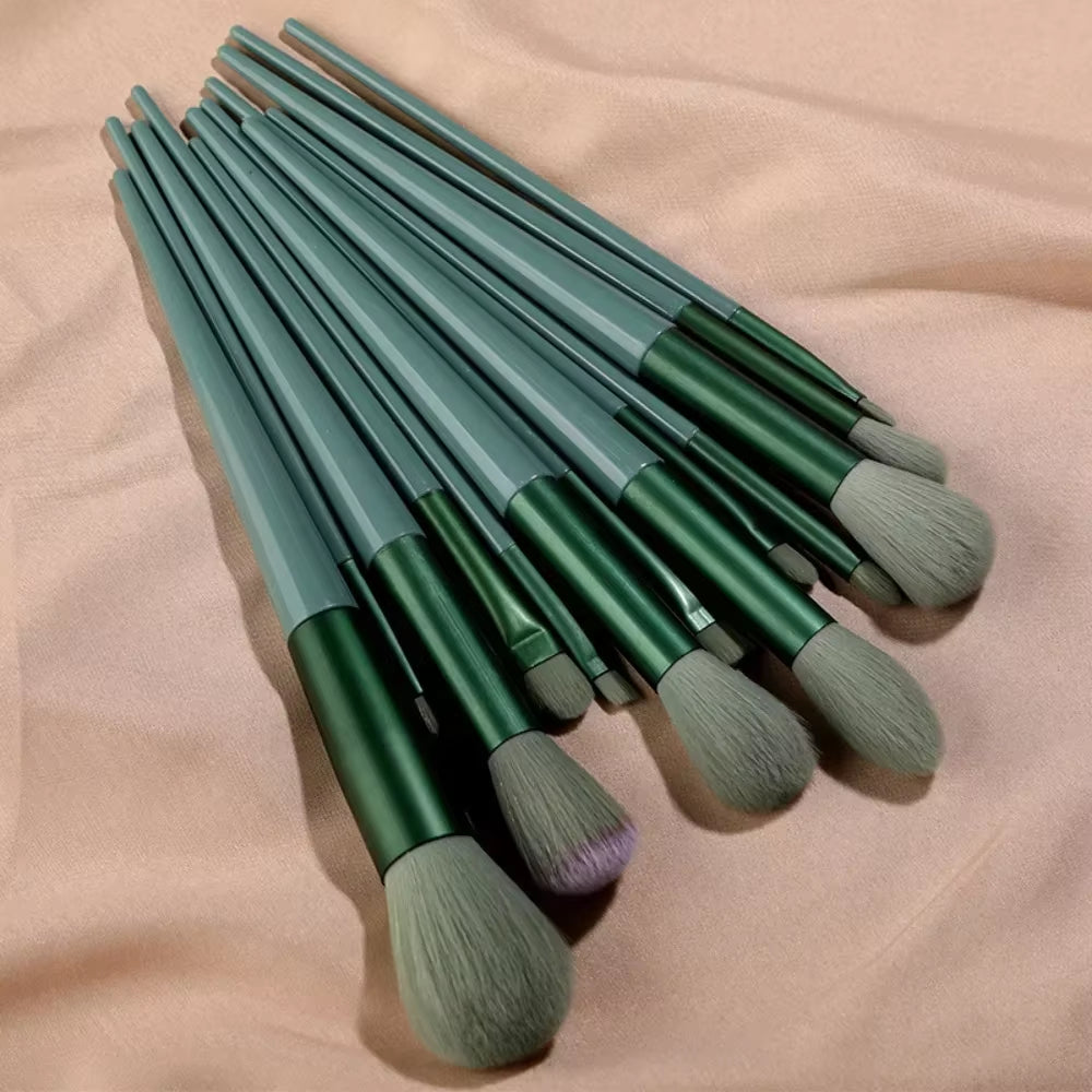 New 13 PCS Makeup Brushes Set Eye Shadow Foundation Women Cosmetic Brush Eyeshadow Beauty Foundation Brush Soft Make up Tools