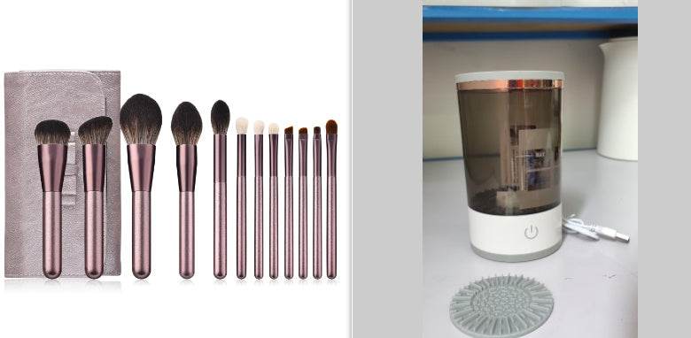 Women Eye Shadow Brush Cleaning Tool Portable Electric Makeup Brush Cleaner Machine With USB Charging Automatic Cosmetic Brush - TrendySharks