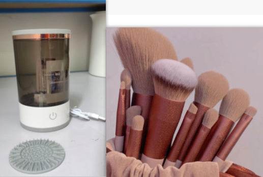 Women Eye Shadow Brush Cleaning Tool Portable Electric Makeup Brush Cleaner Machine With USB Charging Automatic Cosmetic Brush - TrendySharks