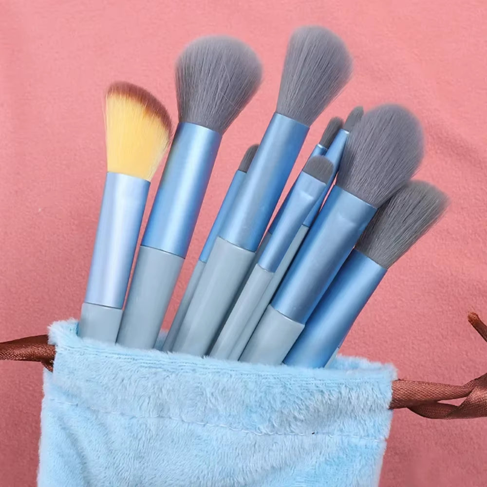 New 13 PCS Makeup Brushes Set Eye Shadow Foundation Women Cosmetic Brush Eyeshadow Beauty Foundation Brush Soft Make up Tools