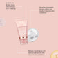 75/150ML Collagen Peel off Face Mask Deeply Hydrating Moisturizing Night Wrapping Mask Cream Firming Skin Peel-Off Facial Mask