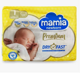 Mamia Ultra Fit and dry Baby Nappies -