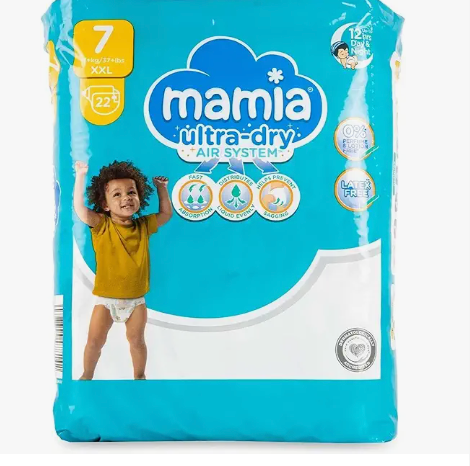 Mamia Ultra Fit and dry Baby Nappies -