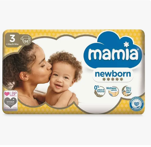 Mamia Ultra Fit and dry Baby Nappies -