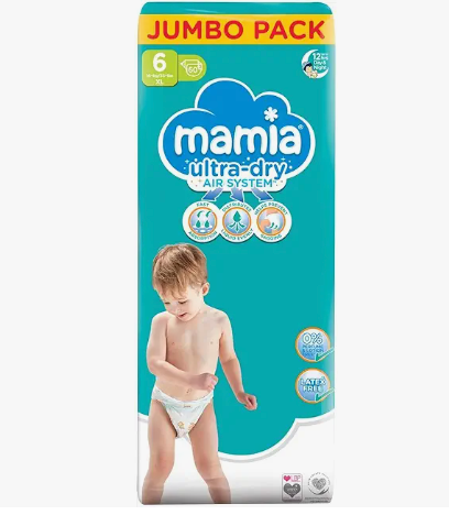 Mamia Ultra Fit and dry Baby Nappies -