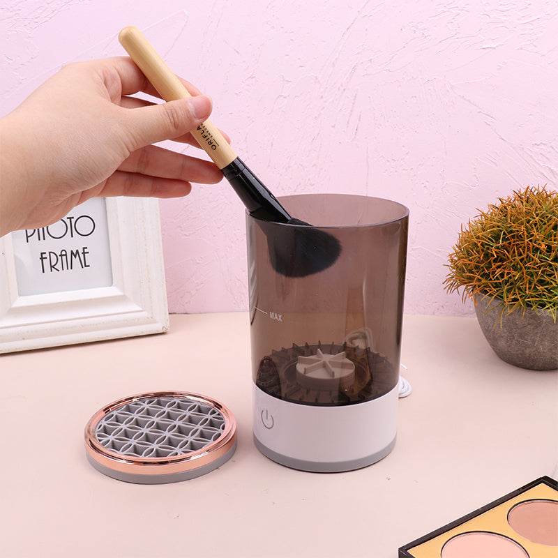 Women Eye Shadow Brush Cleaning Tool Portable Electric Makeup Brush Cleaner Machine With USB Charging Automatic Cosmetic Brush - TrendySharks